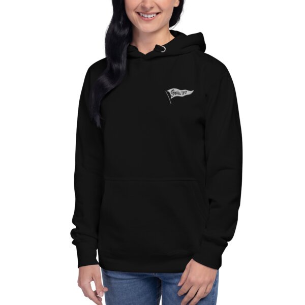 Hoodie Retro Svart - Bild 3