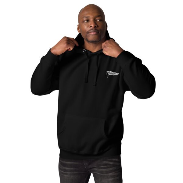 Hoodie Retro Svart - Bild 4