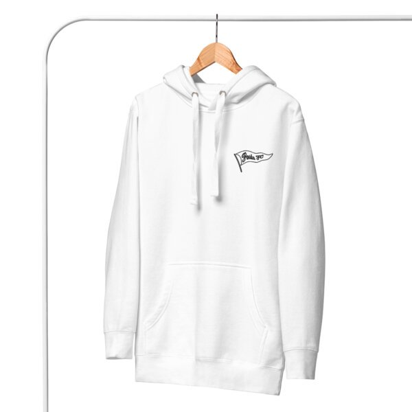 Hoodie Retro Vit - Bild 3