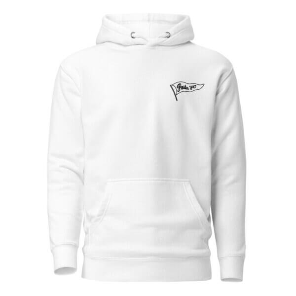 Hoodie Retro Vit